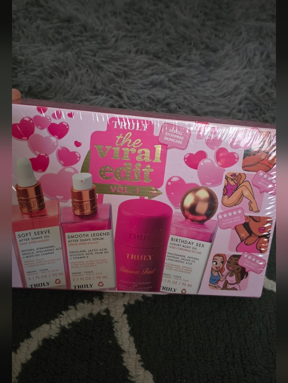 TRULY The Viral Edit Vol.1 Skincare Set - Pink & Rose Gold - Picture 7 of 7